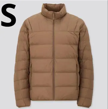 UNIQLO 울트라 라이트 다운 자켓 S 브라운 수납 봉투 포함