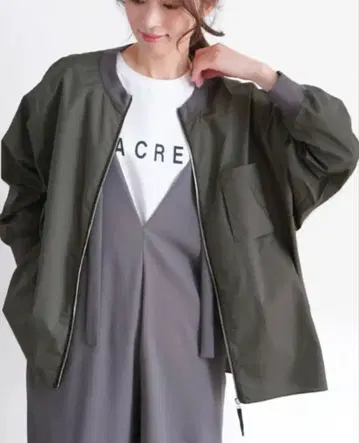 야마다야 CLOVE 노카라 디자인 라이트 블루종