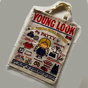 파티&지미 토트백 백 토트 1976 산리오 미사용