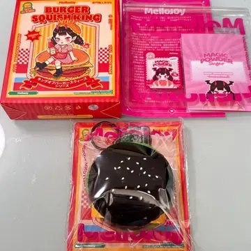 Mellojoy 메로조이 스퀴즈 햄버거 오징어 먹물 버거