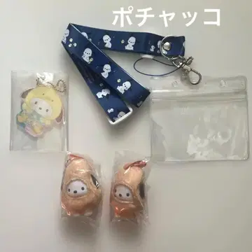 포차코 스트랩, 아크릴 키링, 치비토모 2체 세트