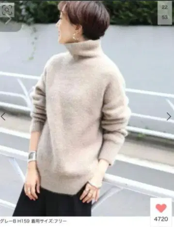 plage Fur 터틀 풀오버 새상품급