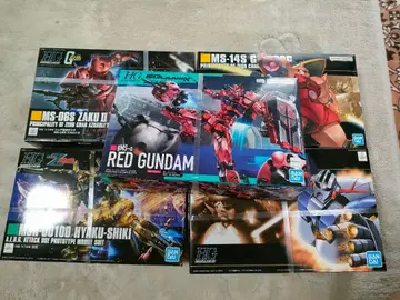 기동전사 건담 건담 프라모델 HG 미조립 묶음 판매 샤아 세트