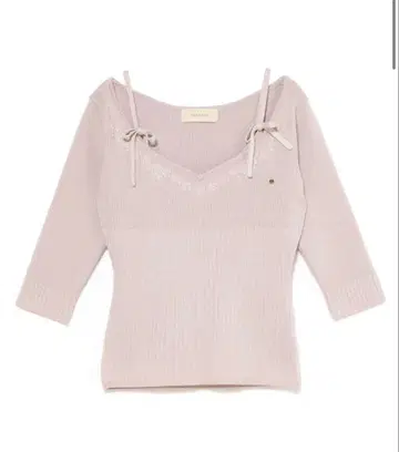 andmary Bella embroidery set tops pink