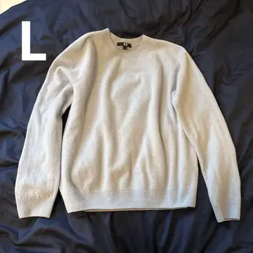 유니클로 3D 캐시미어 크루넥 스웨터