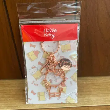 헬로키티전 한정판 키링 PG 핑크 골드