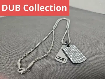 [ DUB Collection ] 목걸이 실버 스톤 장식 목걸이