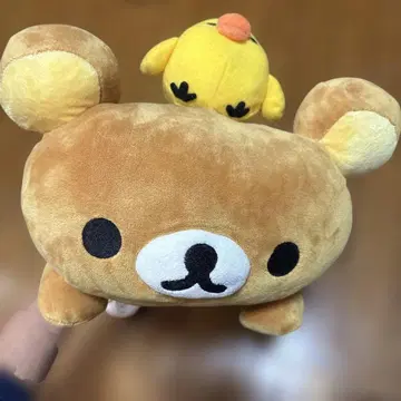 리락쿠마 with 키이로이트리 XL 봉제 인형