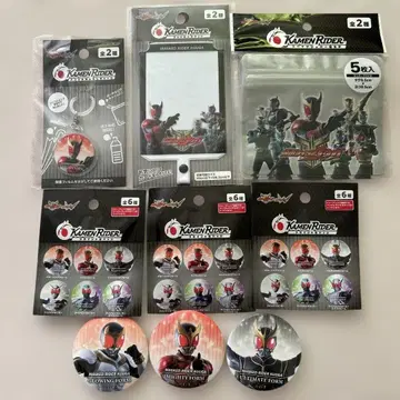 가면라이더 쿠우카 캔뱃지 메지루시 참 폰탭 포켓 지퍼 파우치