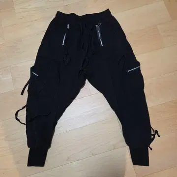 14th Addiction 블랙 사루엘 팬츠