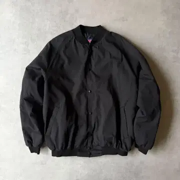 90s USA제 ASW 워크 자켓 XL 블랙 자수 기업물 빈티지