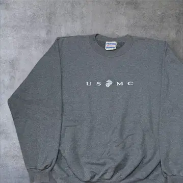 90s HANES 헤인즈 USMC 자수 XL 맨투맨 구제 의류