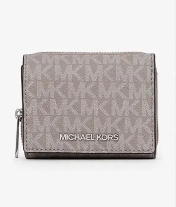 마이클코어스 3단 접이식 지갑 그레이 계열 MICHEAL KORS
