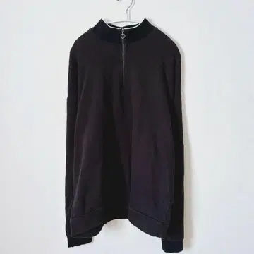 센스 오브 플레이스 트레이닝복 맨투맨 티셔츠 상의 블랙 풀 집업