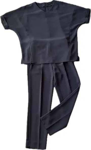 INDIVI 차콜 그레이 셋업 38 사이즈