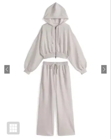 [ 새상품 ] GRL 그레일 더블 지퍼 후드티 와이드 팬츠 맨투맨 셋업