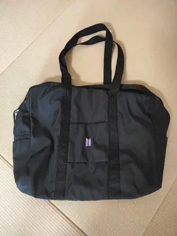 BTS 포춘 박스 블랙 나일론 백