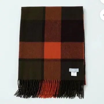 Joshua Ellis 대형 스톨 70x190cm 오렌지 블록