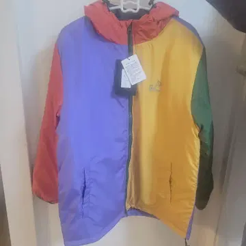 고 슬로우 카라반 멀티 컬러 다운 자켓 사이즈 4