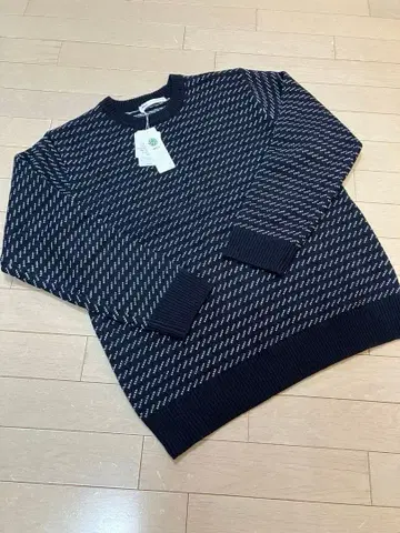 [ 새상품 ] ikka 남성용 네이비 블루 스웨터 XL