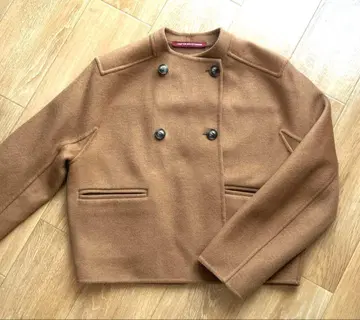 콩트와르 데코토니에 UNIQLO 캐시미어 혼방 더블 페이스 블루종