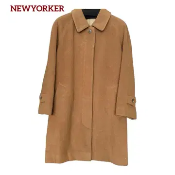 [하자품] NEWYORKER 울 캐시미어 혼방 스텐카라 코트 9호