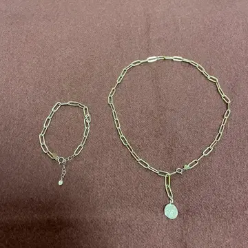 by 164 Paris 목걸이와 팔찌 세트