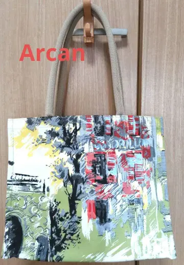 ARUKAN 아르카 토트백 풍경 무늬