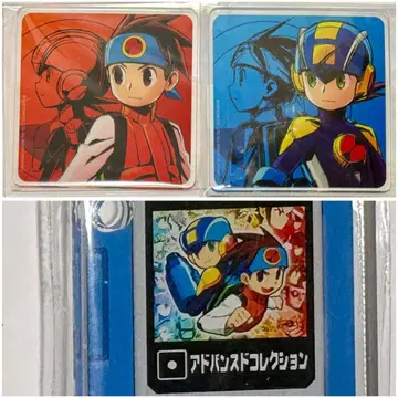 록맨 에그제 어드밴스드 컬렉션 특전 배틀칩 코스터