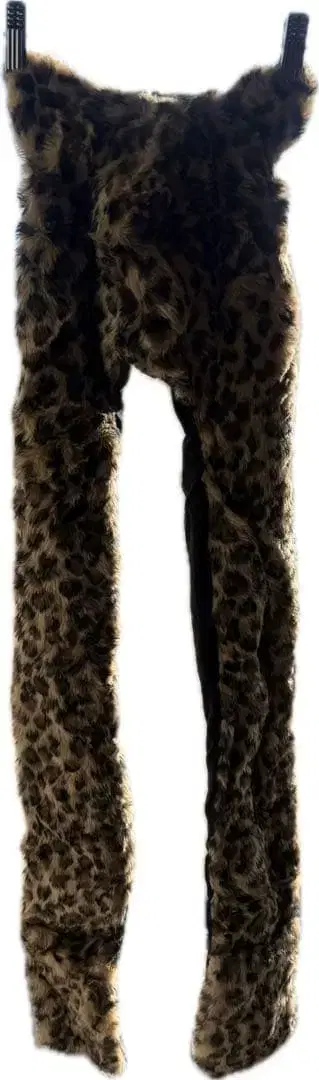 고양이 귀 레오파드 무늬 모자