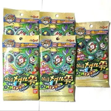 요괴워치 미개봉 Z메달 x 5팩