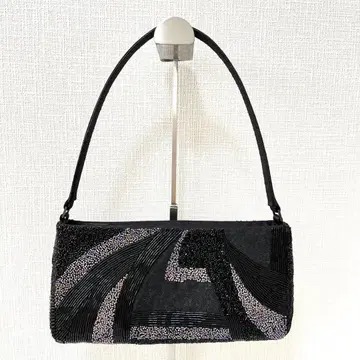 반짝이는 파티 백 기모노 백 결혼식 비즈 원숄더 숄더