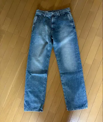 라이트 블루 스트레이트 데님 팬츠 사이즈 표기 38