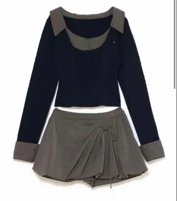 andmary 미미 벌룬 세트업 네이비