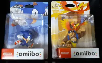 [ 미개봉 새상품 ] amiibo 소닉 반조와 카주이 세트
