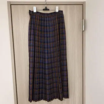 URBAN RESEARCH 체크 무늬 롱 스커트