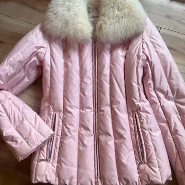 KLEIN D'OEIL 핑크 다운 자켓 40