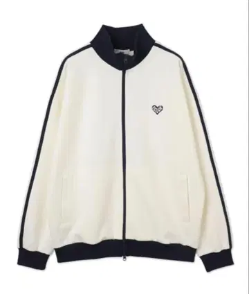 WEGO 라인 트랙 자켓 화이트 M (Men's)