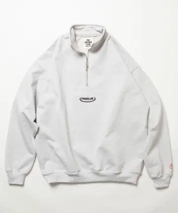 그레이 하프 지퍼 트레이닝복