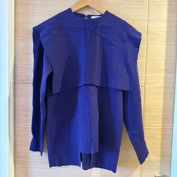 UN3D. 보라색 긴팔 셔츠 F 사이즈