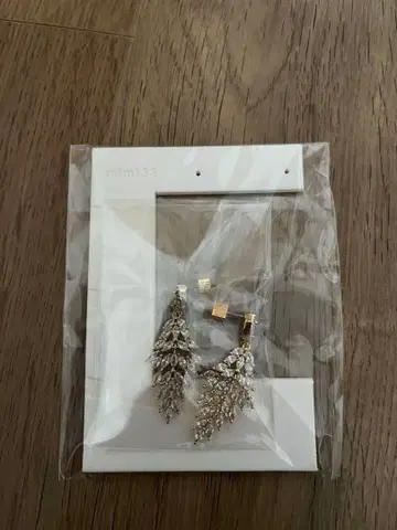 mimi33 실버 롱 귀걸이