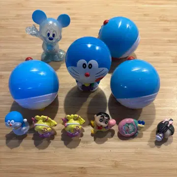 도라에몽 신짱 미키 피규어 세트