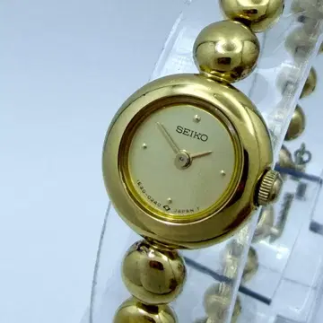 [작동 새상품 배터리] 세이코 여성용 쿼츠 손목시계 1E20-0070