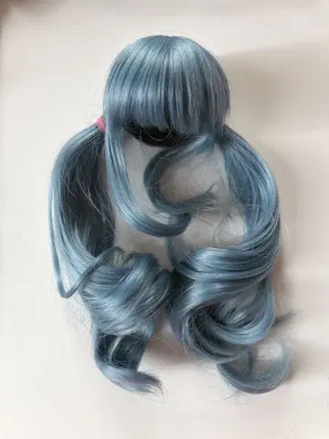 인형용 가발 트윈 테일 컬 6-7인치