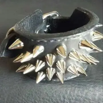 스몰 스파이크 스터드 가죽 리스트 밴드 3 x 2ROW