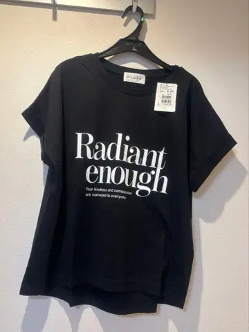 택 포함 새상품 CLOVE 반팔 T셔츠 블랙 야마다 스콧 클럽