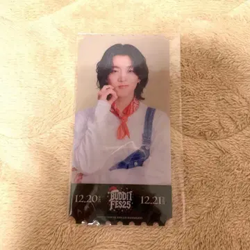 BUDDiiS 버디페스 SHOOT B상 클리어 픽처 티켓