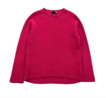 ATON 마젠타 핑크 긴팔 니트