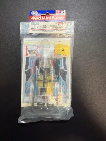 타미야 미니 사륜구동 썬더샷 mk2 클리어 바디 세트 2