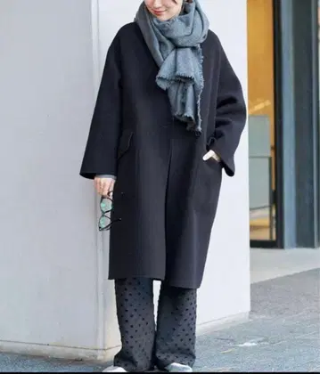 IENA / 이에나 모사 더블 페이스 V넥 코트 36